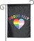 Pride Month Garden Flag Decoration 12x18 Inch Double Sided (Ally 1)